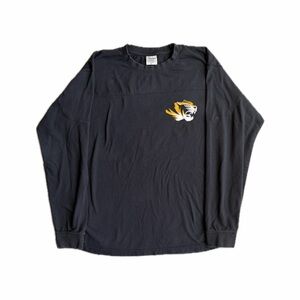 Y2K Pressbox Mizzou Missouri Tigers Long Sleeve w/ Back Hit — Size XL